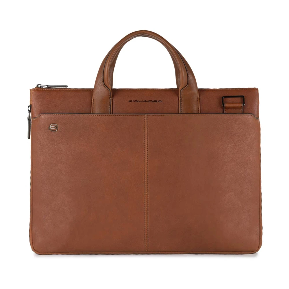 Piquadro Unisex Marron Sacs, Brun, Taille: One Size Sac D'ordinateur 15 Mince Expansible