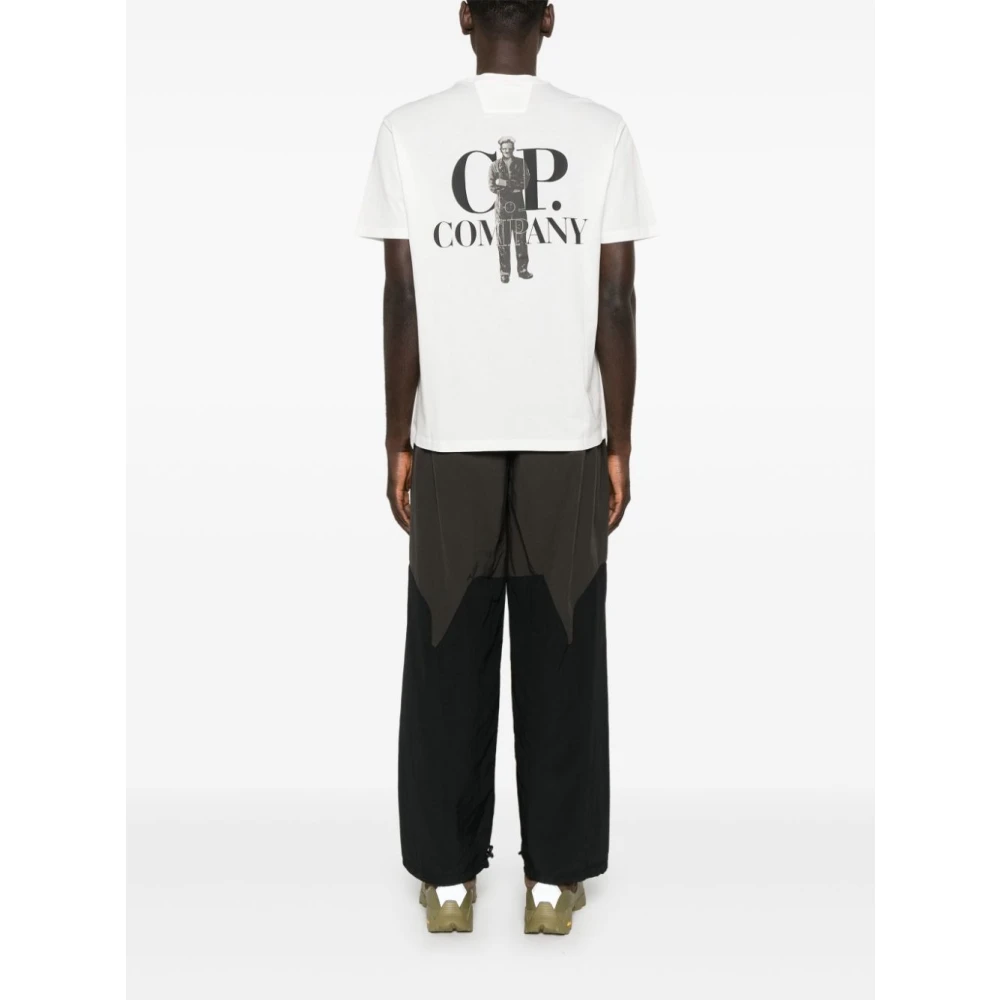 C.P. Company Britse Sailor T-shirt White Heren
