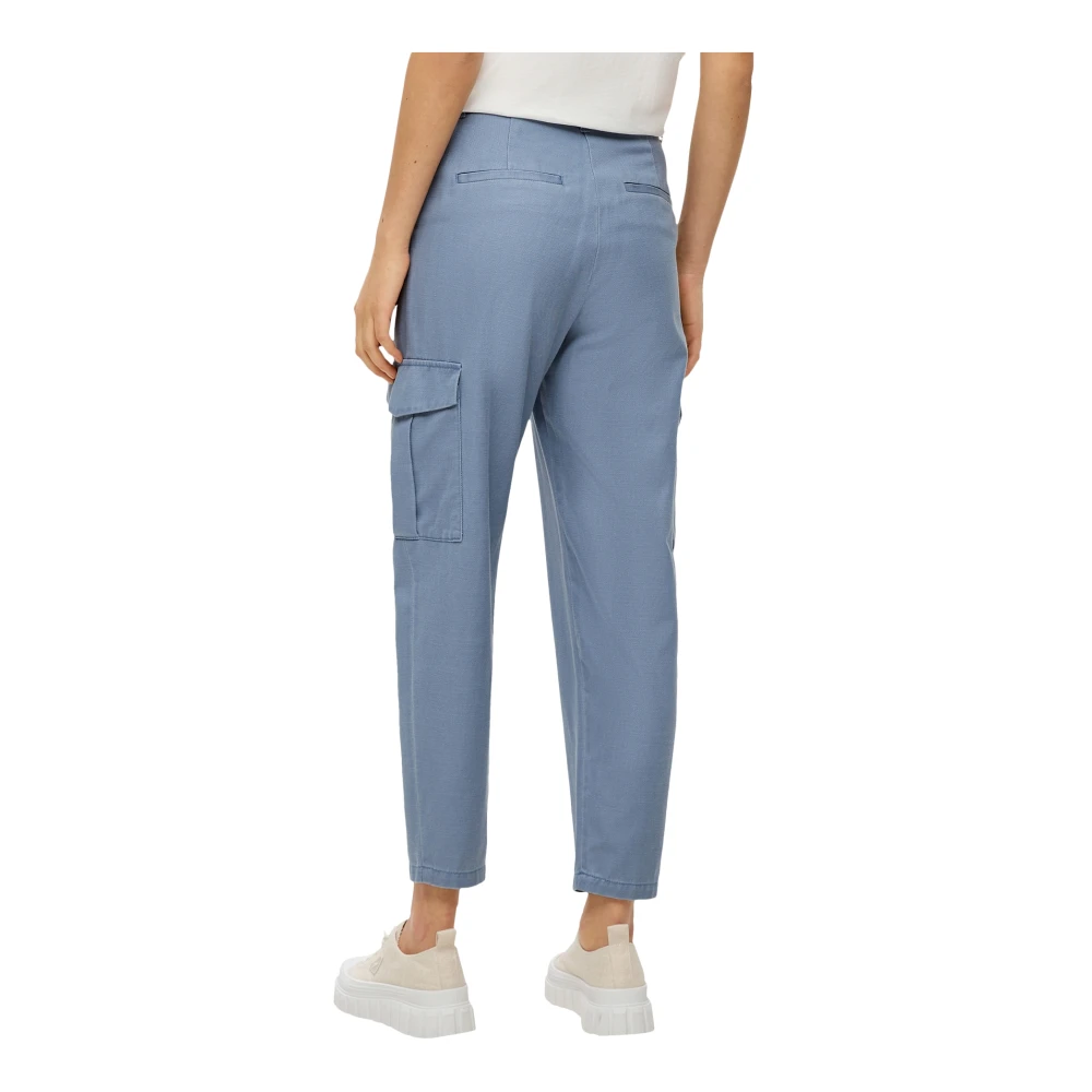 s.Oliver Straight Trousers Blue Dames