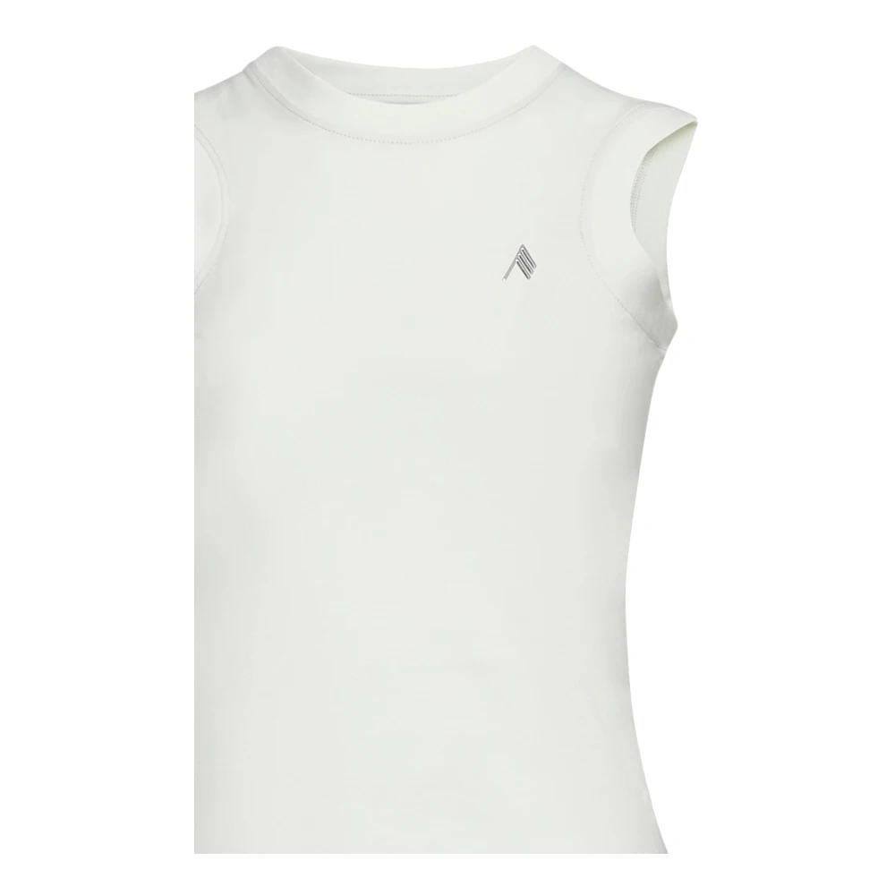 The Attico Witte Top Elegante Stijl White Dames
