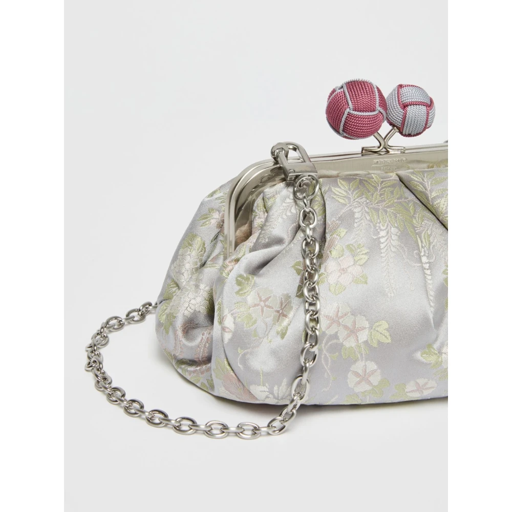 Max Mara Weekend Zijden Pasticcino Oosterse Stijl Handtas Gray Dames