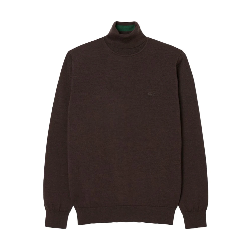 Lacoste Men's Brown Turtlenecks, M, Sweatshirts & Hoodies