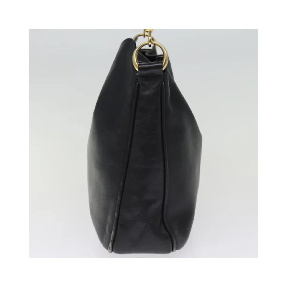 Gucci Vintage Pre-owned Leather gucci-bags Black Dames