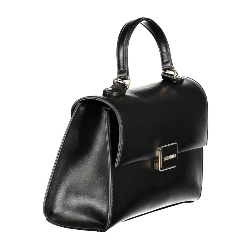 Valentino by Mario Valentino Zwarte polyethyleen handtas met strak ontwerp Black Dames