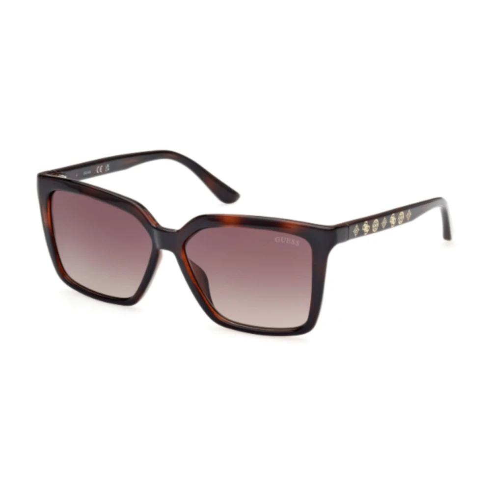 Guess Unisex Brown Sunglasses, 55 Mm, Madelyn Retro Square Sunglasses