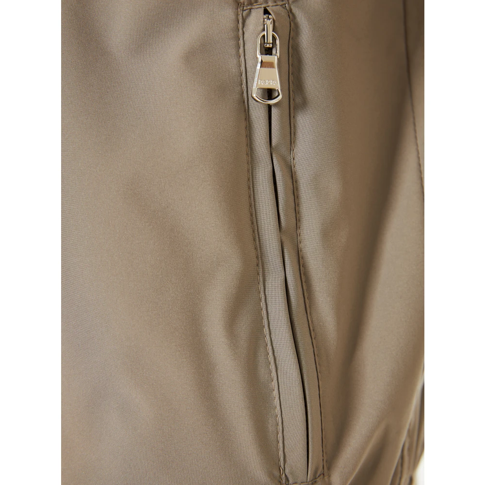 Barba Waterdichte Bomberjack Winddicht Ritssluiting Beige Heren
