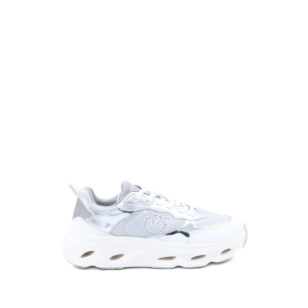 Pinko Women's White Pink 09 Sneaker - Sneakers - 7 Uk - Shoes