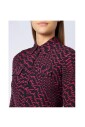 georgette-polyester-jurk-in-zwart-en-fuchsia