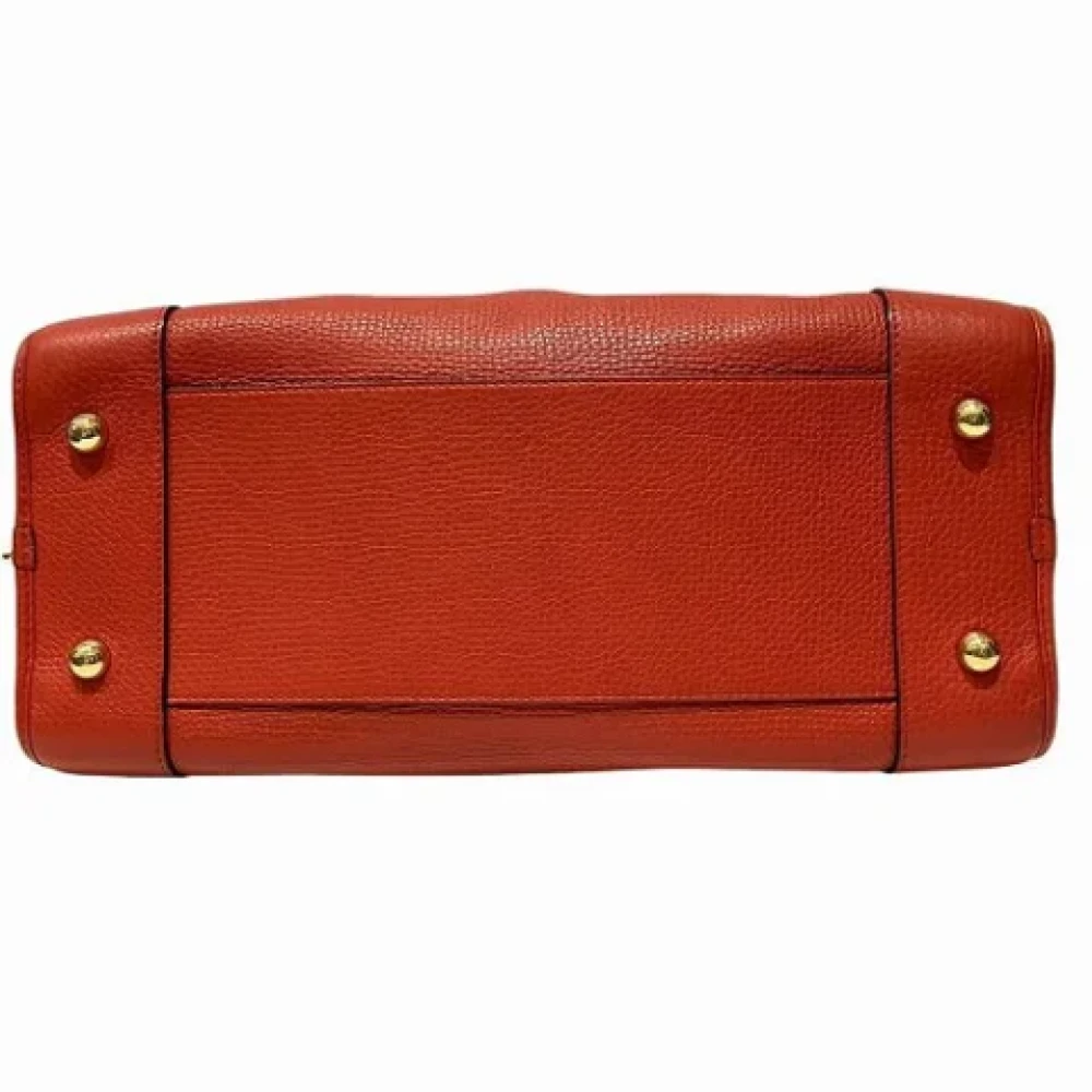 Loewe Pre-owned Leather handbags Red Dames