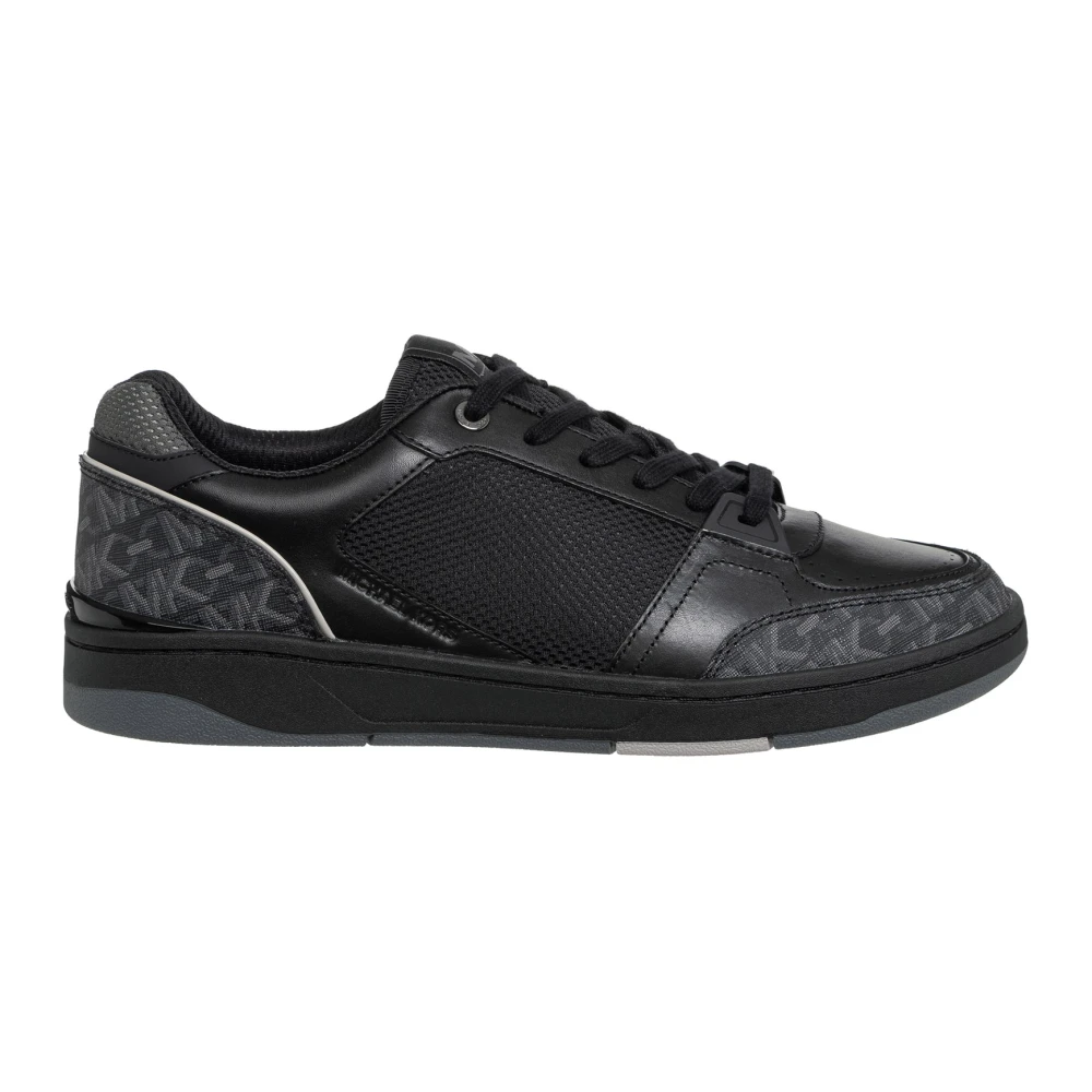 Michael Kors Logo Mönster Rebel Sneakers Black, Herr