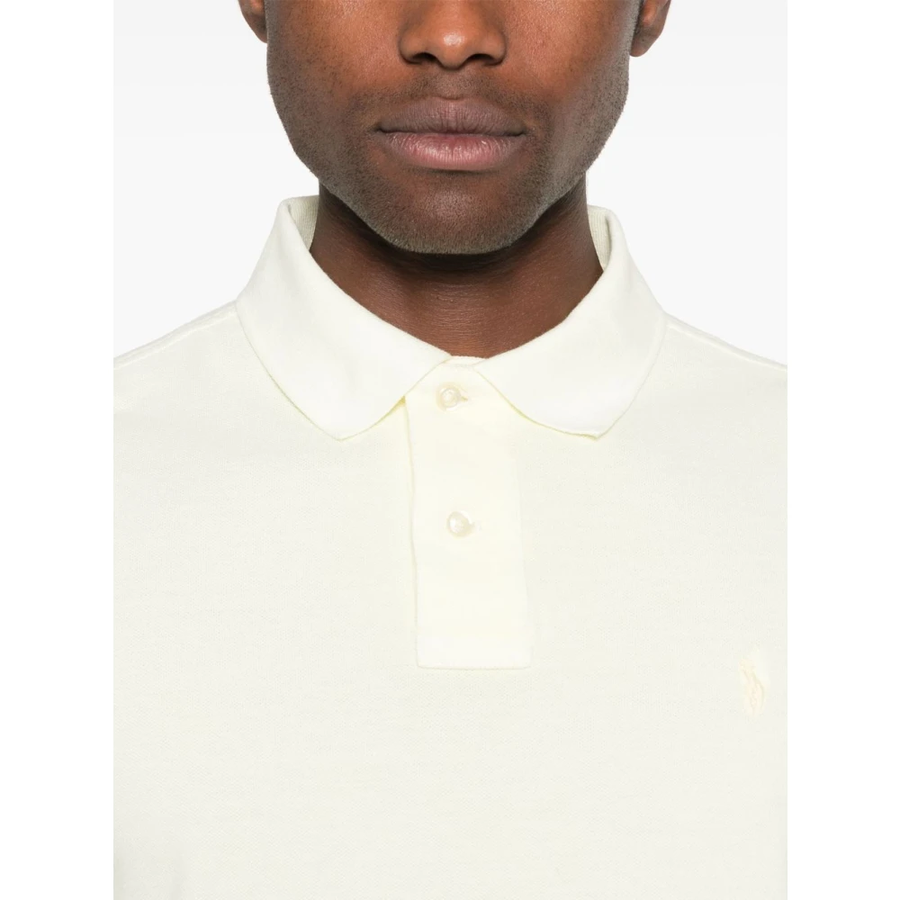 Polo Ralph Lauren Gele T-shirt Herenmode Ss25 White Heren