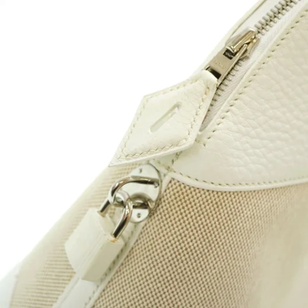 Hermès Vintage Pre-owned Fabric handbags Beige Dames