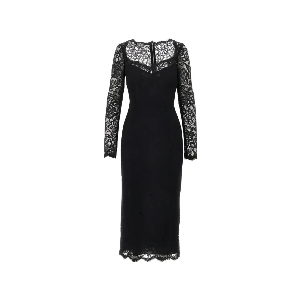 Dolce & Gabbana Donna Nero Abiti, L, New,