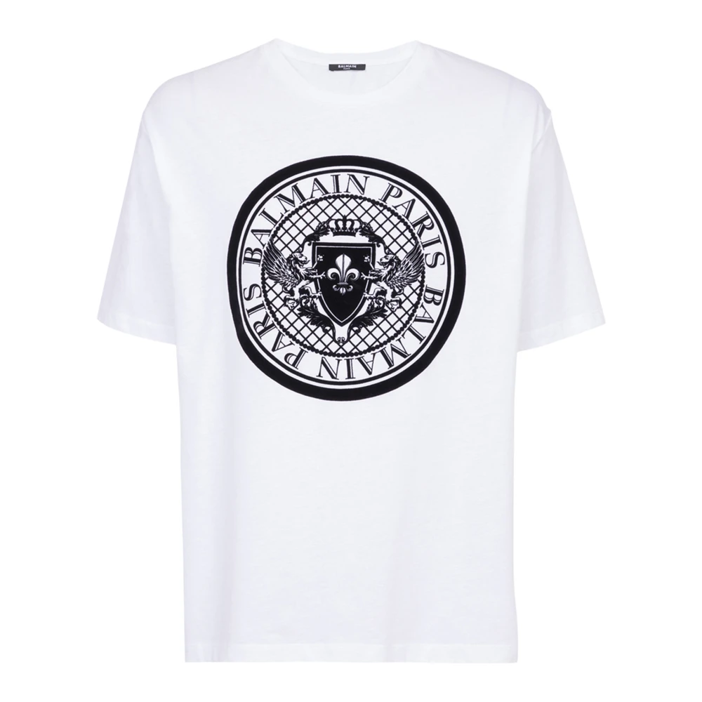 Balmain - Tops > T-Shirts - White - Balmain - Modalova