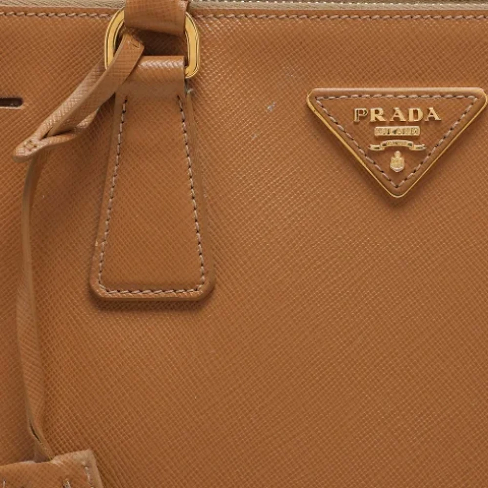 Prada Vintage Pre-owned Fabric prada-bags Brown Dames