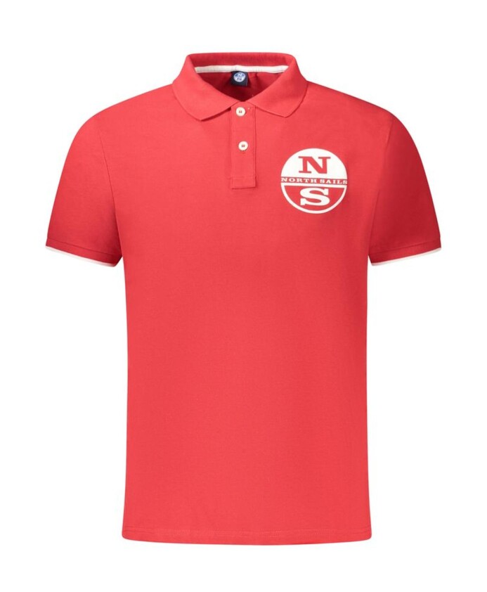polo-en-coton-rouge-design-classique