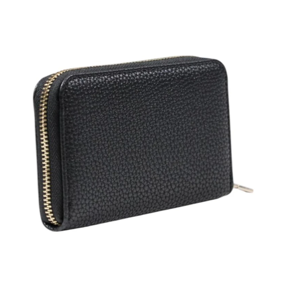 Guess Zwarte ritsportemonnee met meerdere vakken Black Dames