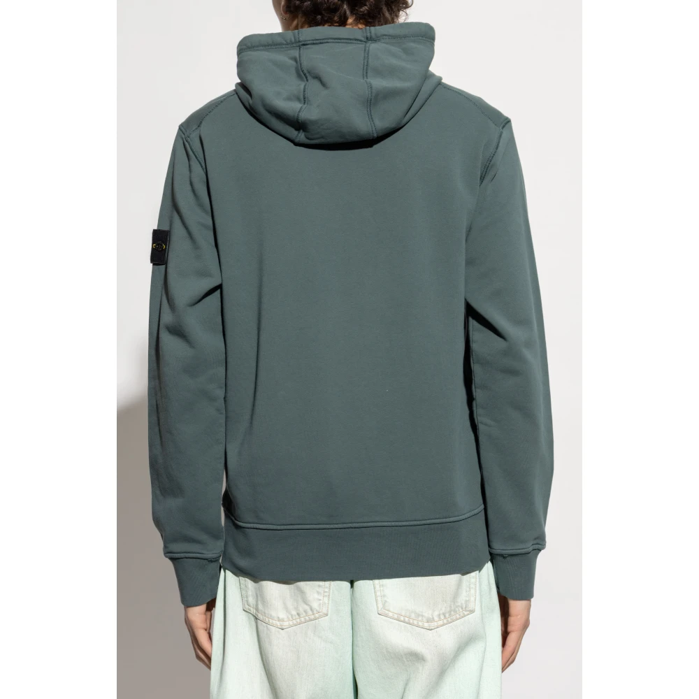 Stone Island Hoodie Green Heren
