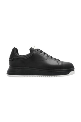 black-leather-lace-up-sneakers