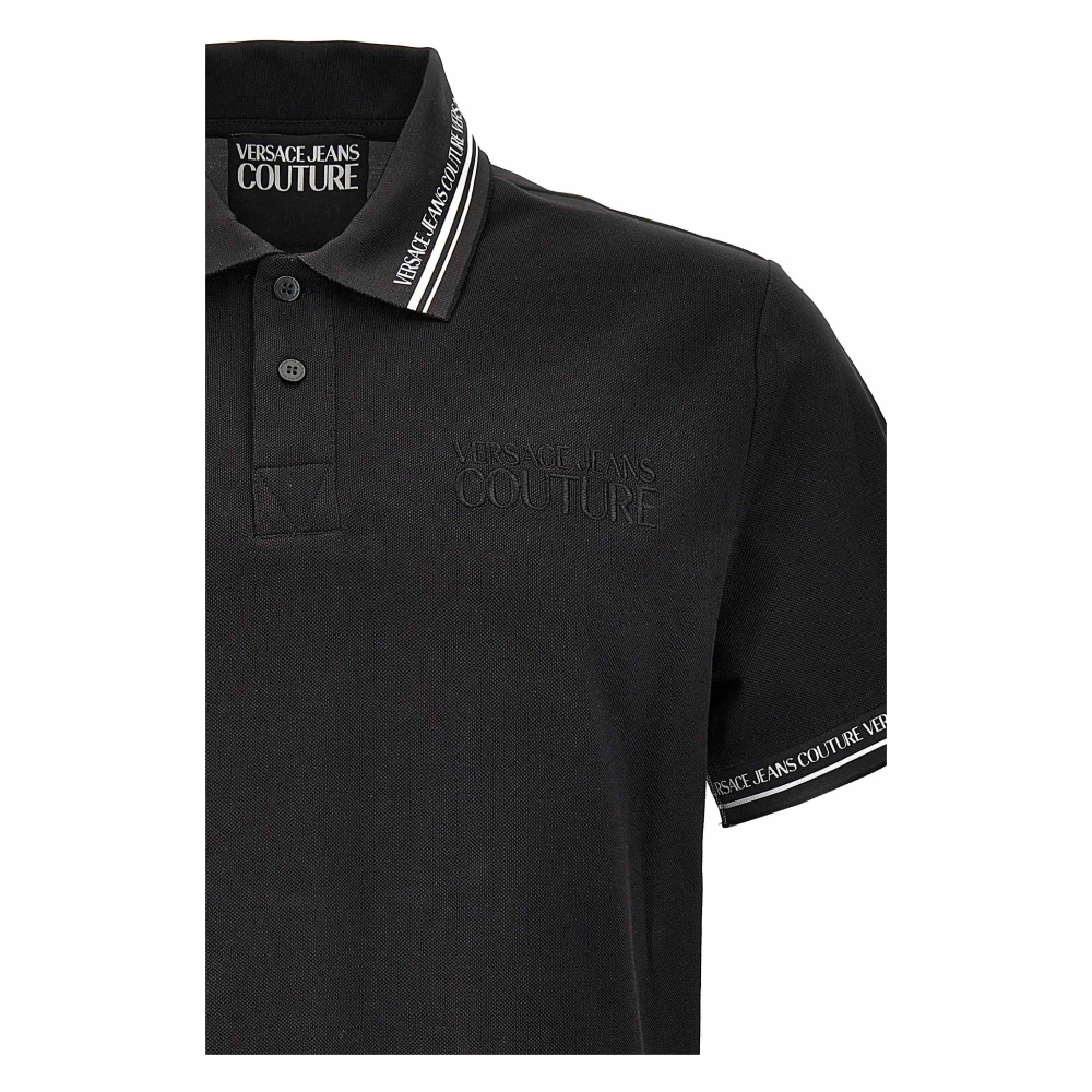 Versace Jeans Couture Stijlvolle T-shirts en Polos Black Heren