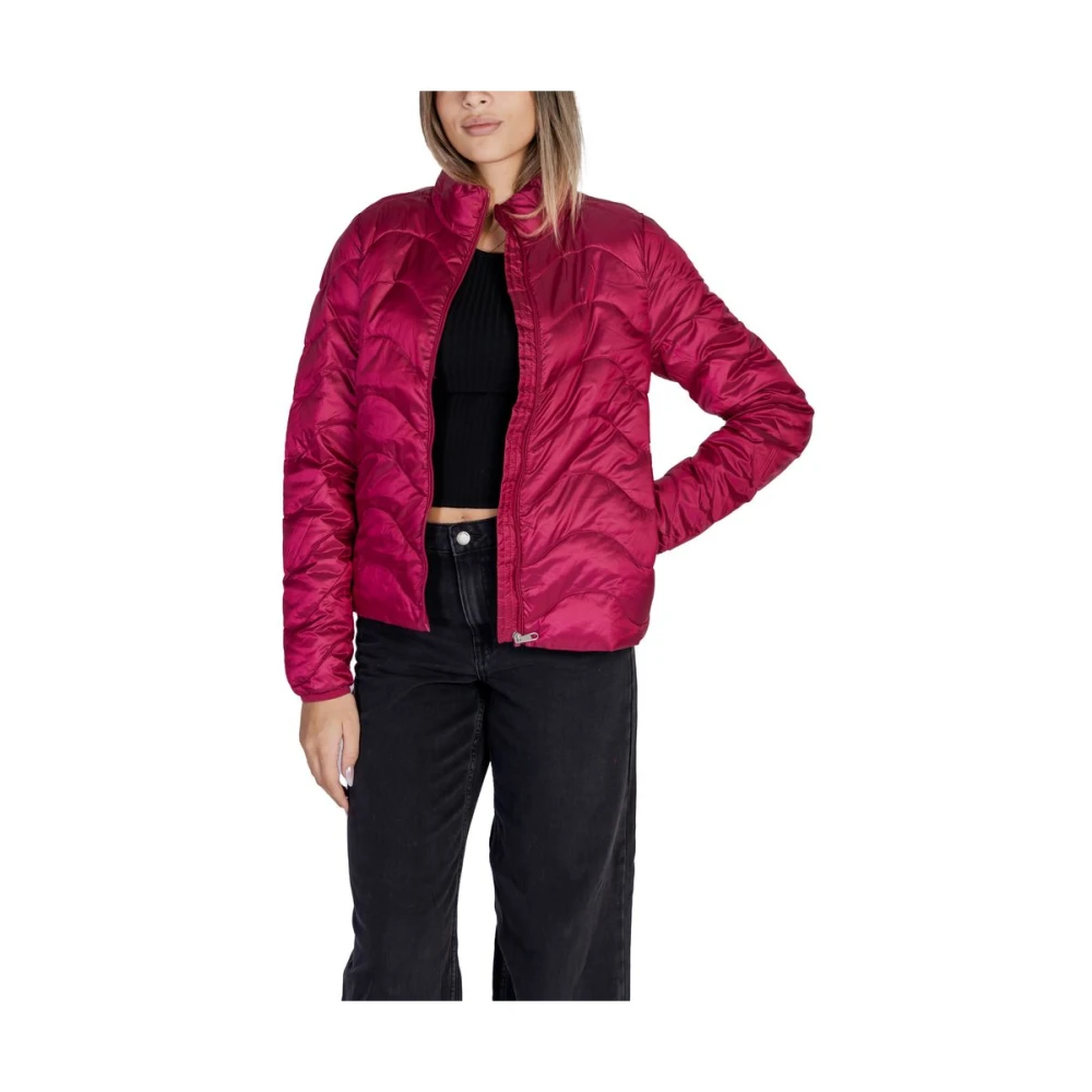 Only Multicolor Damesjassen en Mantels Collectie Pink Dames
