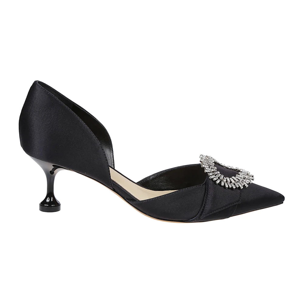 Alexandre Birman Svarta Flare Pumps Black, Dam