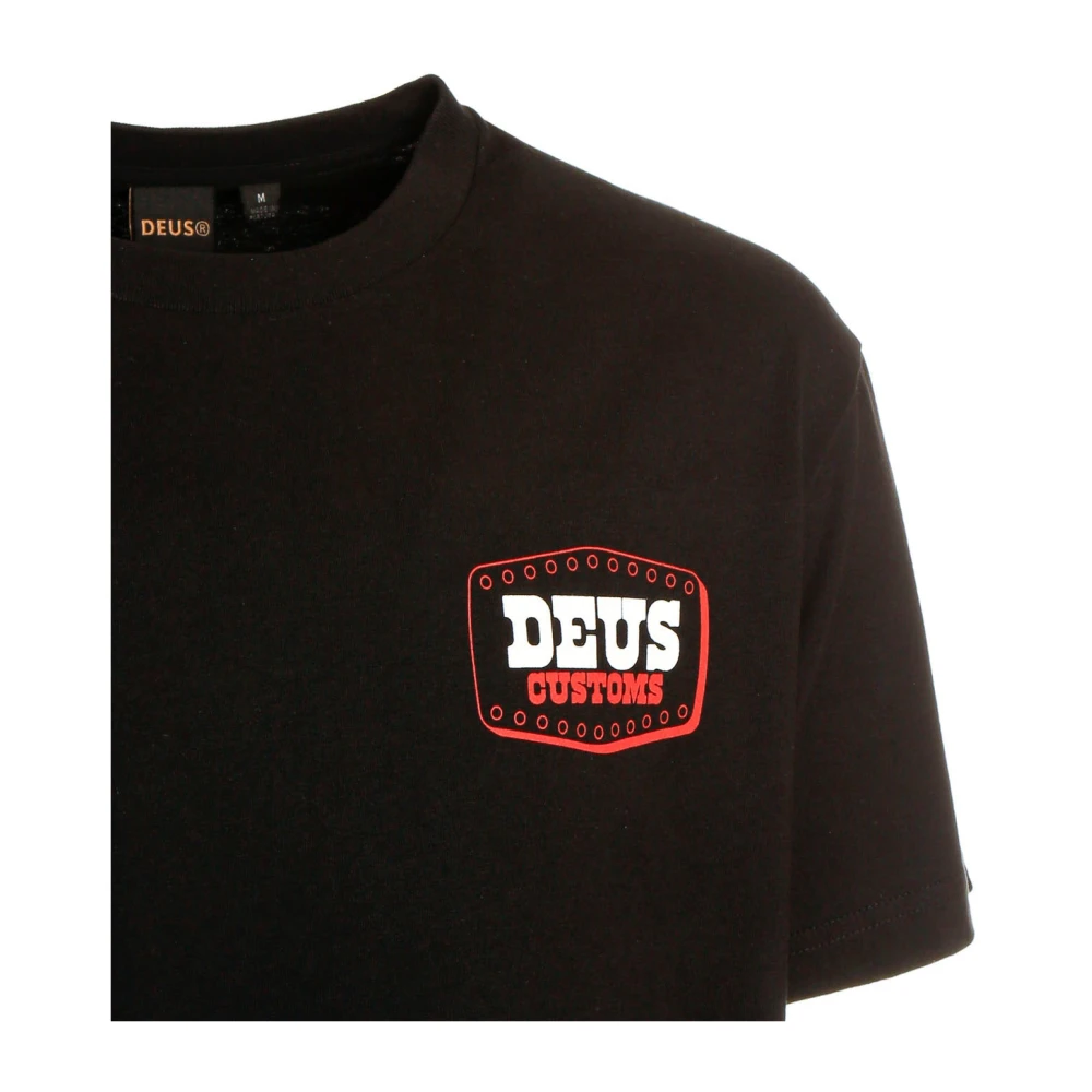 Deus Ex Machina Buckle Up Tee Boxy Fit Black Heren