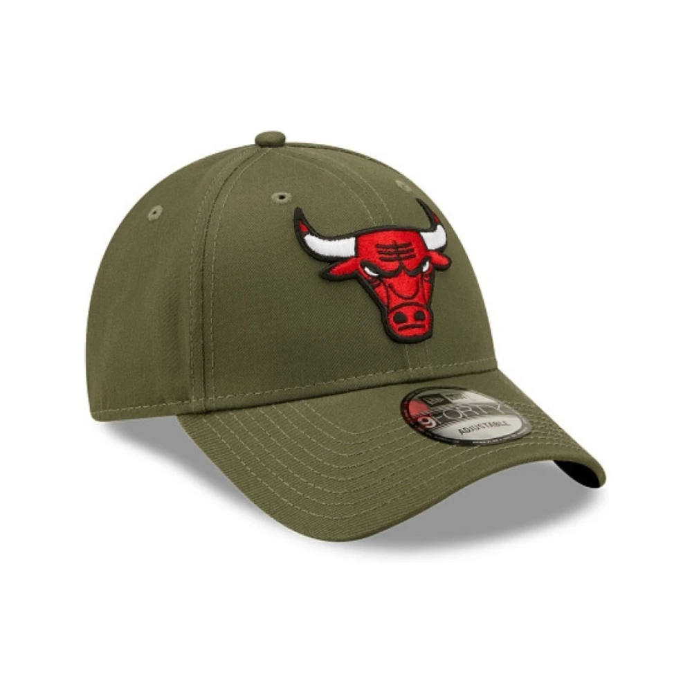 new era Groene Bulls NBA Essential Pet Green Heren