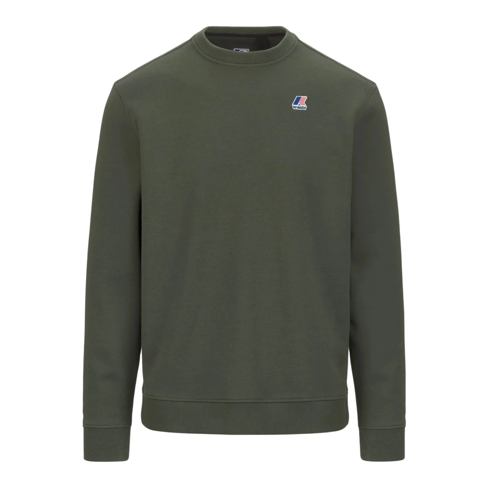 K-way Stijlvolle hoodie voor mannen en vrouwen Green Heren