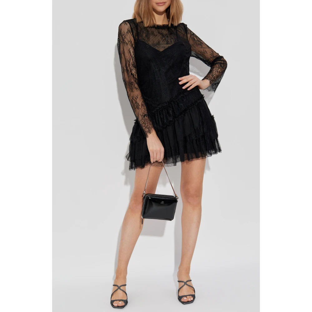 Loveshackfancy Jurk Amberlrigh Black Dames