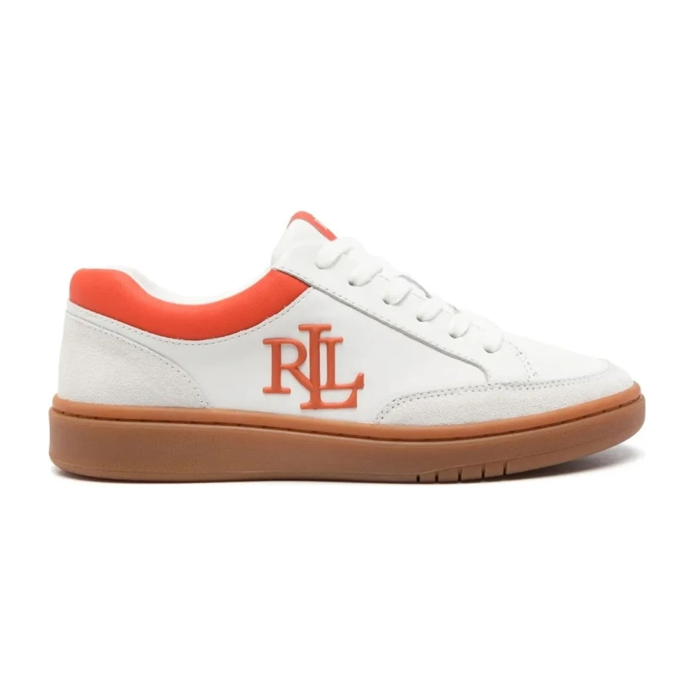 Ralph Lauren Women's White Hailey 6 Sneakers