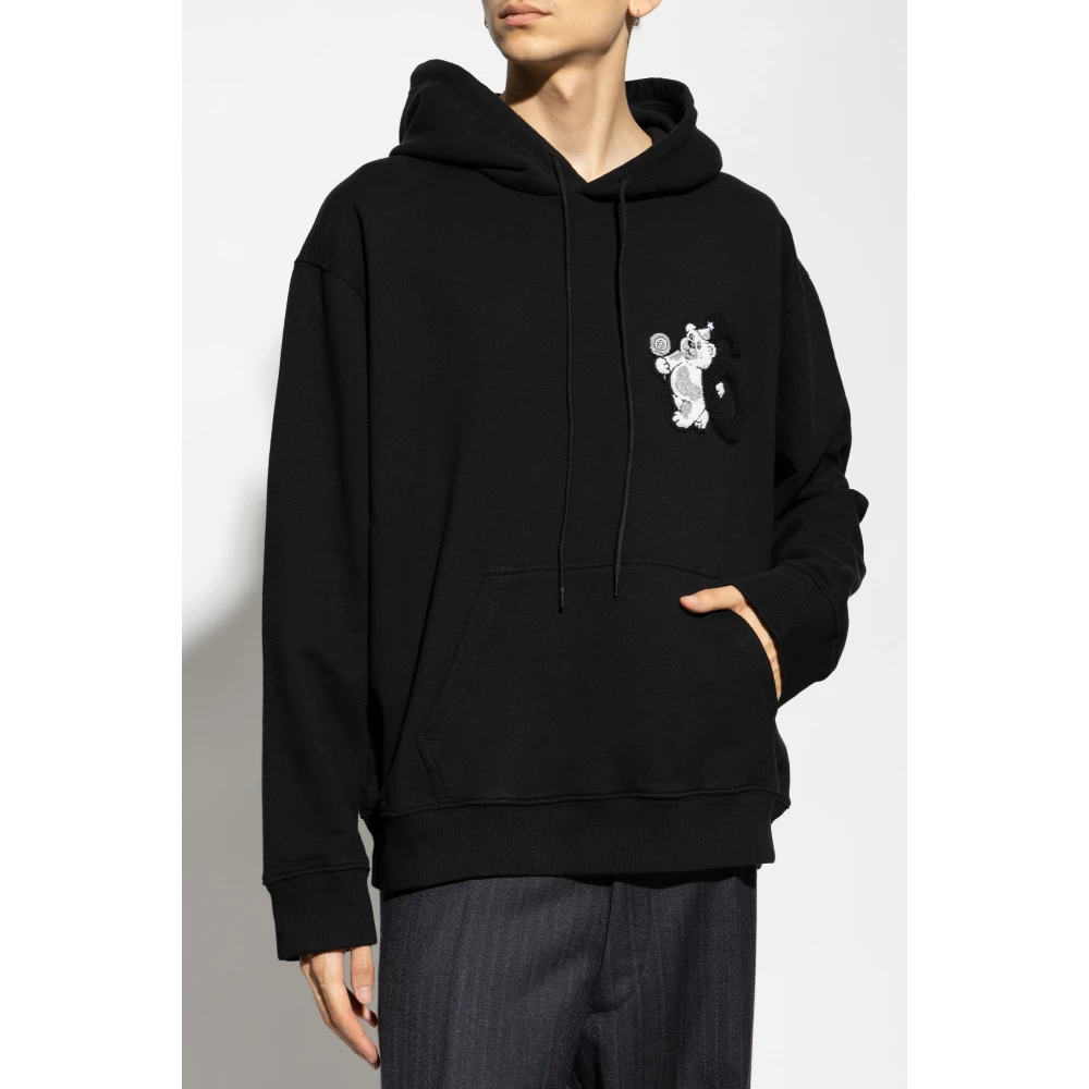 MM6 Maison Margiela Hoodie Black Heren