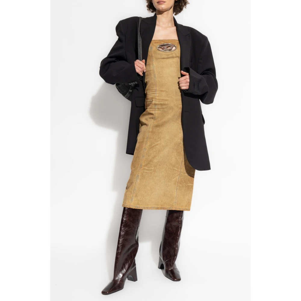 Diesel Jurk De-Vildress-Fsf A15899 Brown Dames