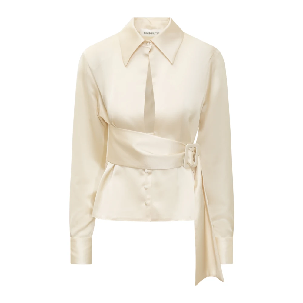 Nineminutes GIA Dubbele Shirt White Dames