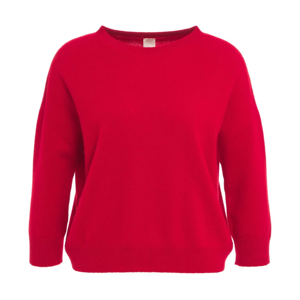 MVM Rode Cashmere Trui Aw24 Red Dames