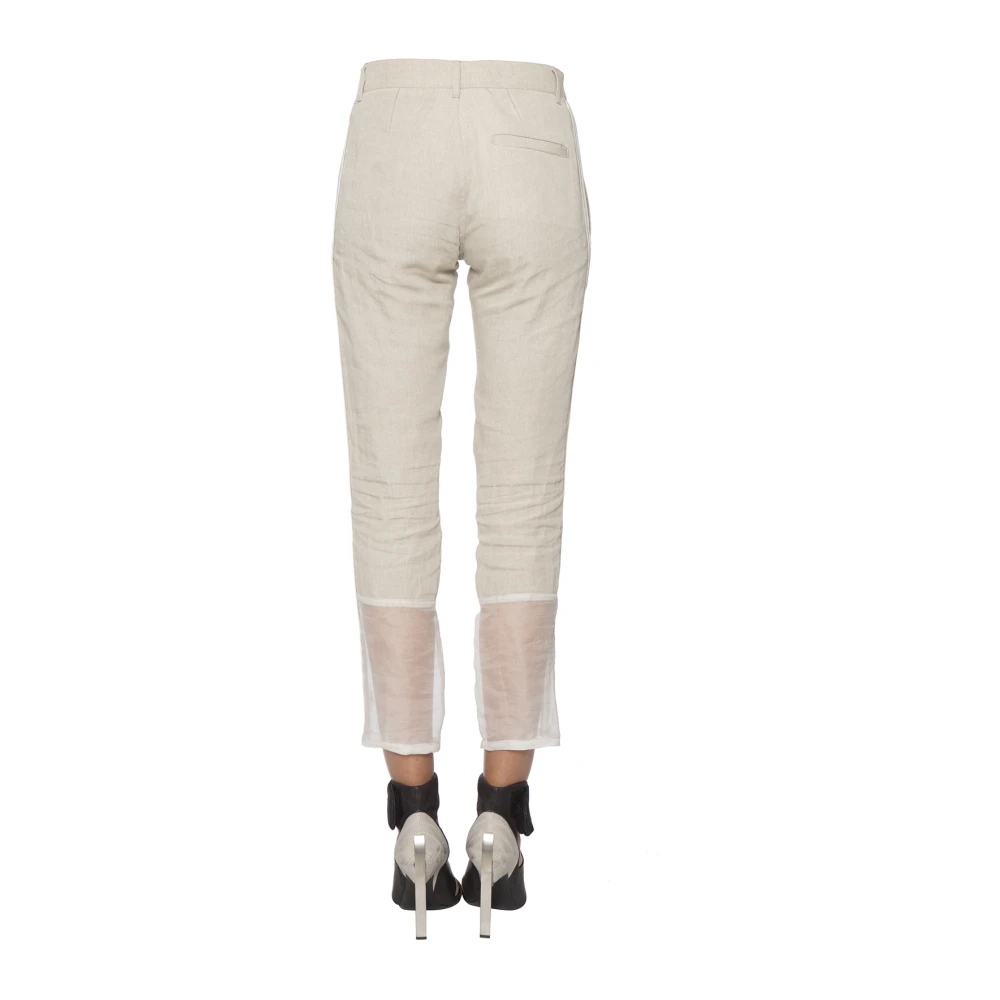 Andrea Ya aqov Linnen Regular Fit Broek Gray Dames