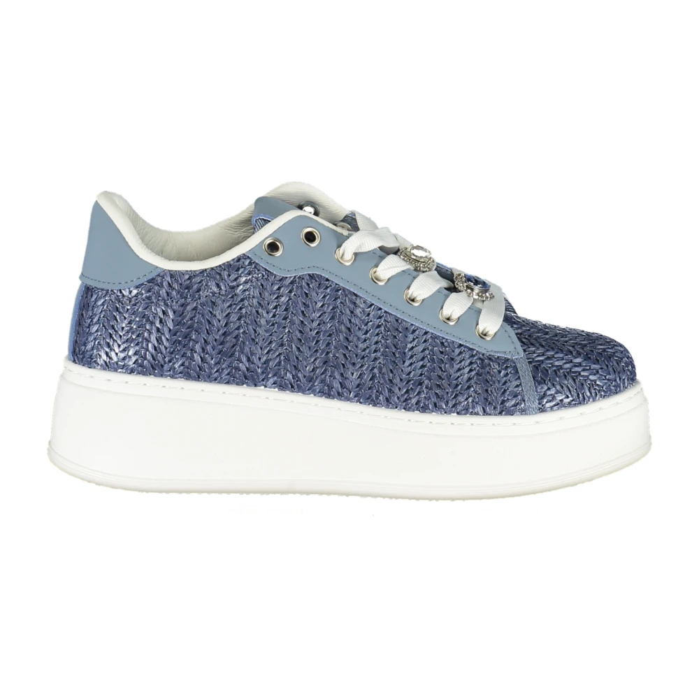 Laura Biagiotti Blue Sneakers, Female, 7 Uk, Sports Shoe With Laces