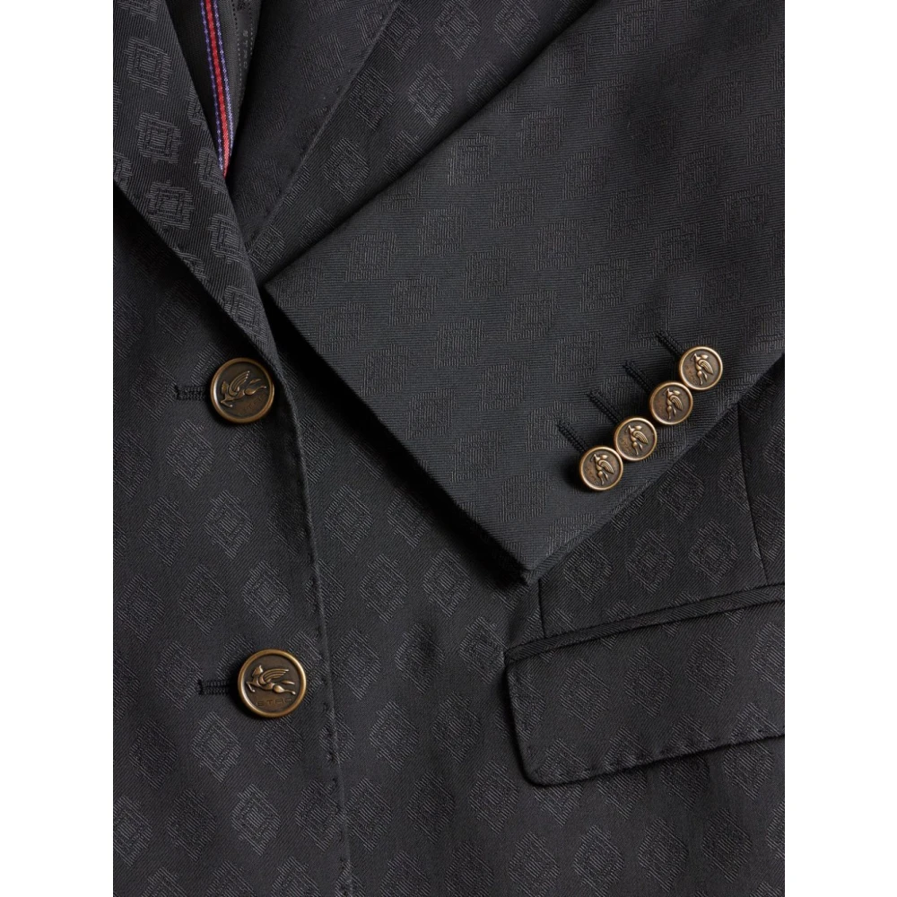 ETRO Stijlvolle Jas voor Mannen Black Dames