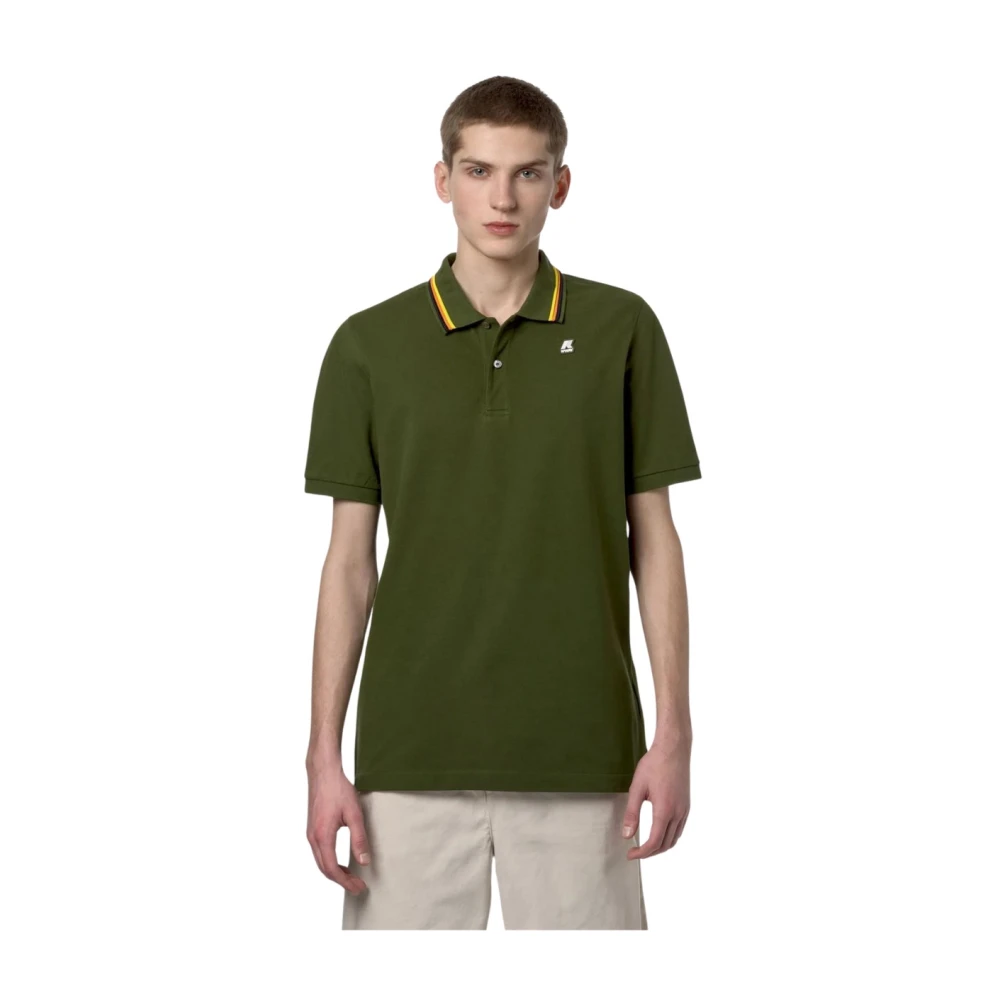 K-way Stijlvolle Polo Shirt voor Mannen Green Heren
