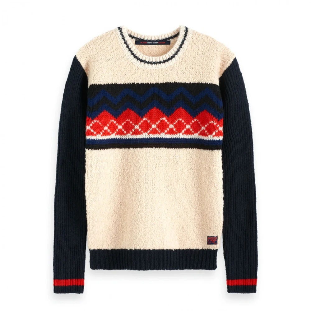 Knitwear > Round-neck Knitwear - - Scotch & Soda - Modalova