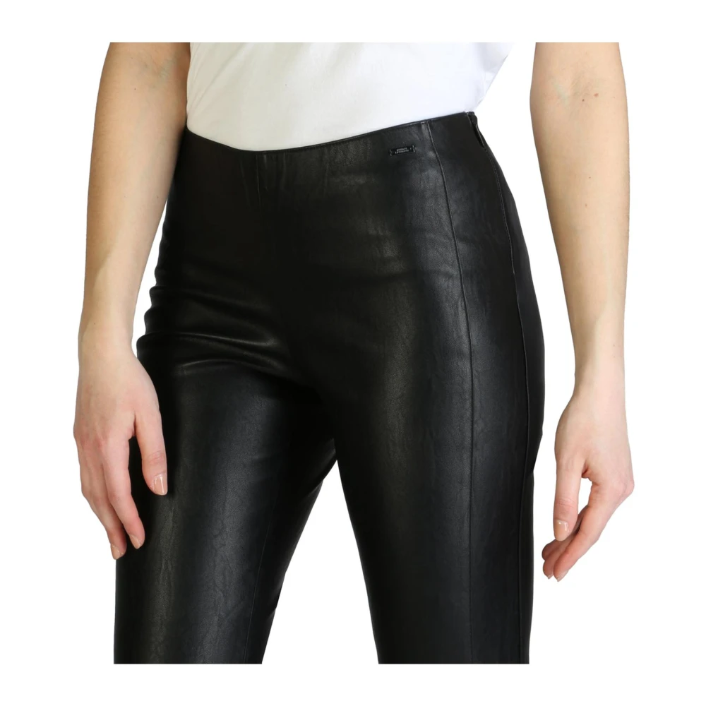 Armani Exchange Zwarte Stijlvolle Broek Black Dames