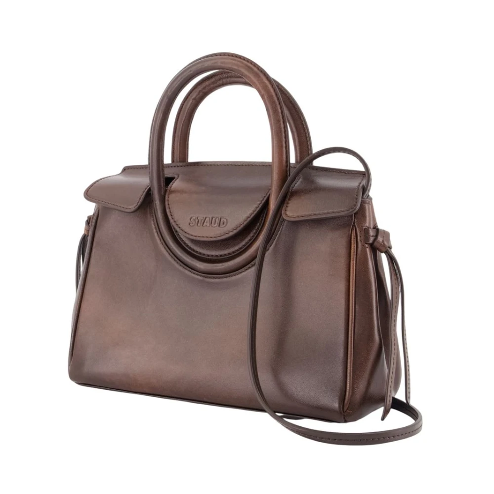 Staud Brown Maude Mini Carryall - Female - Handbags - One Size - Bags