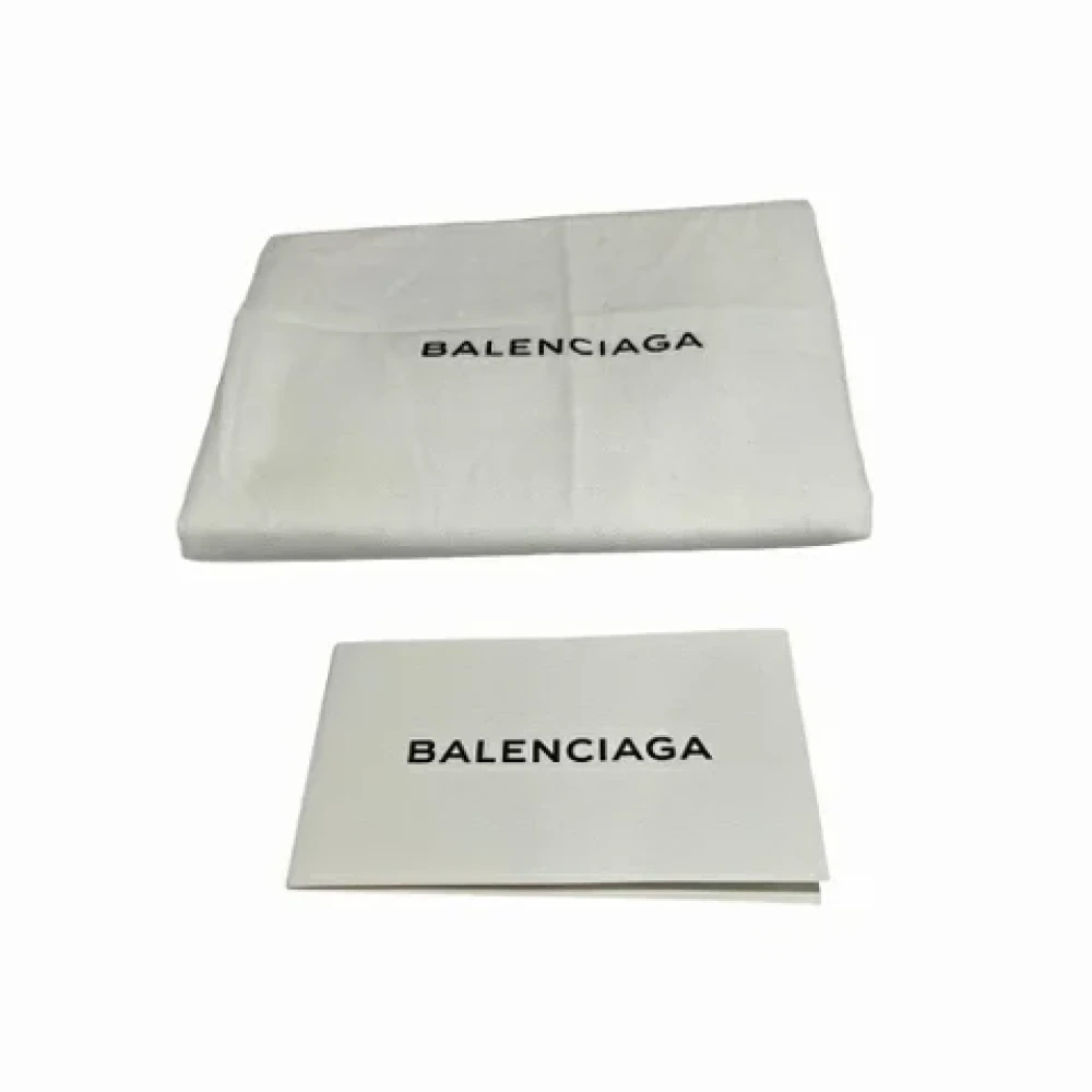 Balenciaga Vintage Pre-owned Canvas clutches Beige Dames