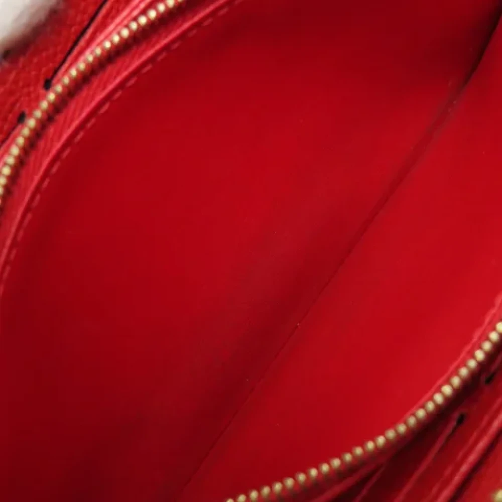Louis Vuitton Vintage Pre-owned Leather wallets Red Dames