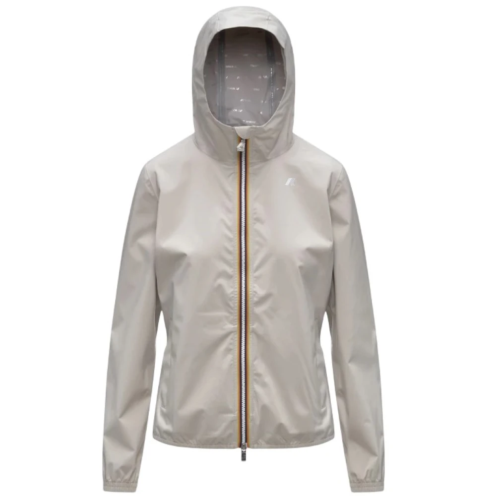 K-Way Donna Beige Giacche, 2XL, New,