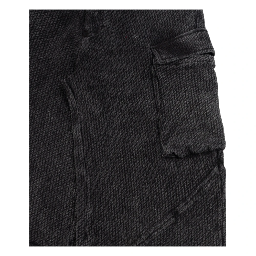 Isa Boulder Donkergrijze Plait Zakbroek Gray Heren