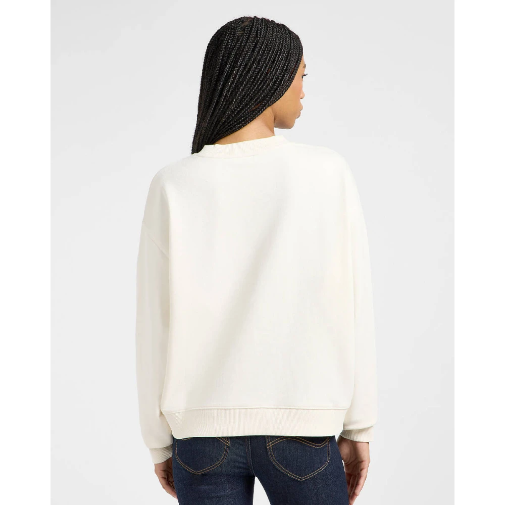 Lee Relaxed Sweatshirt Beige Dames