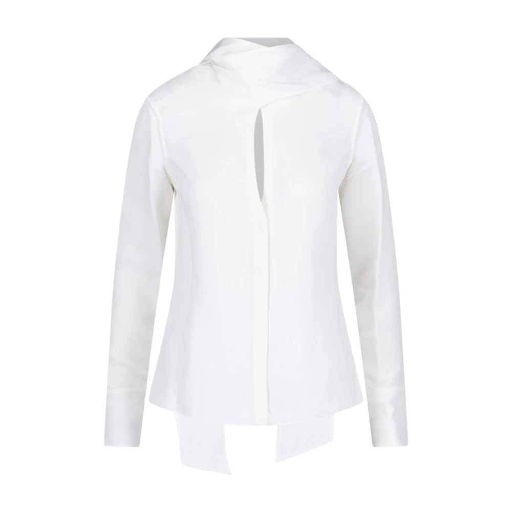 Salvatore Ferragamo Witte Overhemden voor Heren White Dames