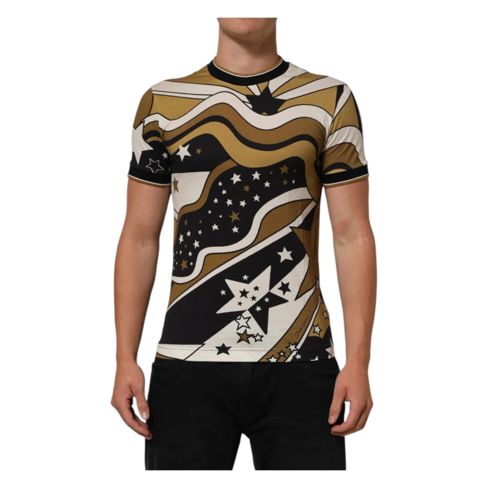 Dolce & Gabbana Men's Millennials Star Crewneck T-Shirt