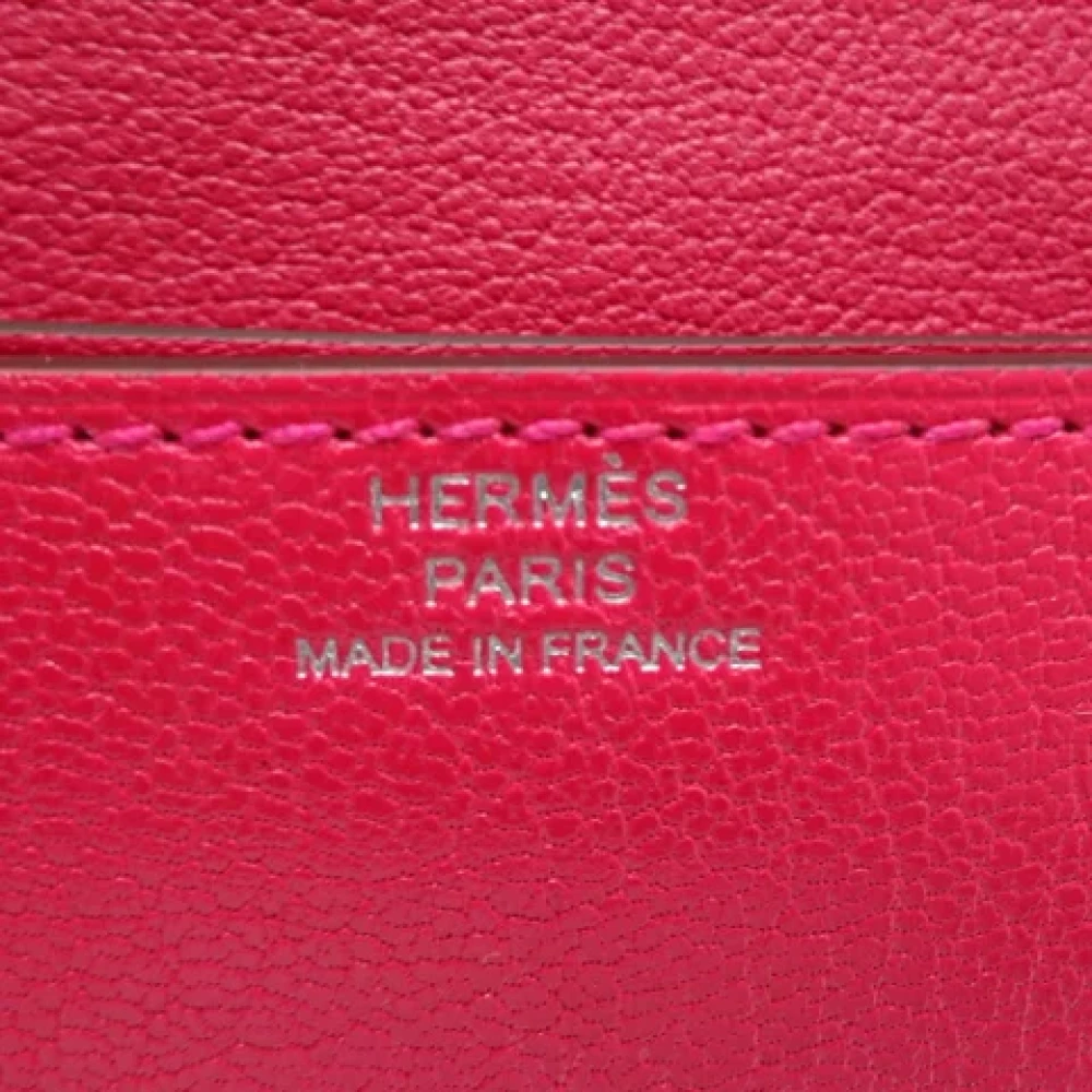 Hermès Vintage Pre-owned Canvas wallets Pink Dames